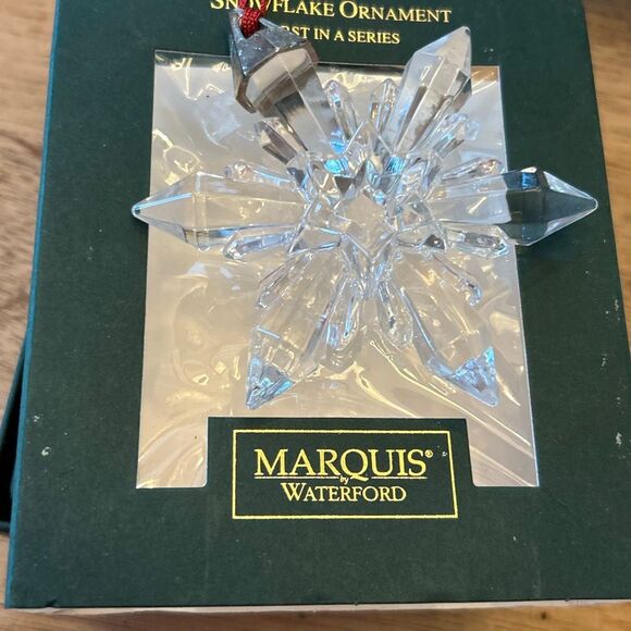 Marquis Waterford snowflake ornament first in a series crystal vintage - Picture 1 of 5
